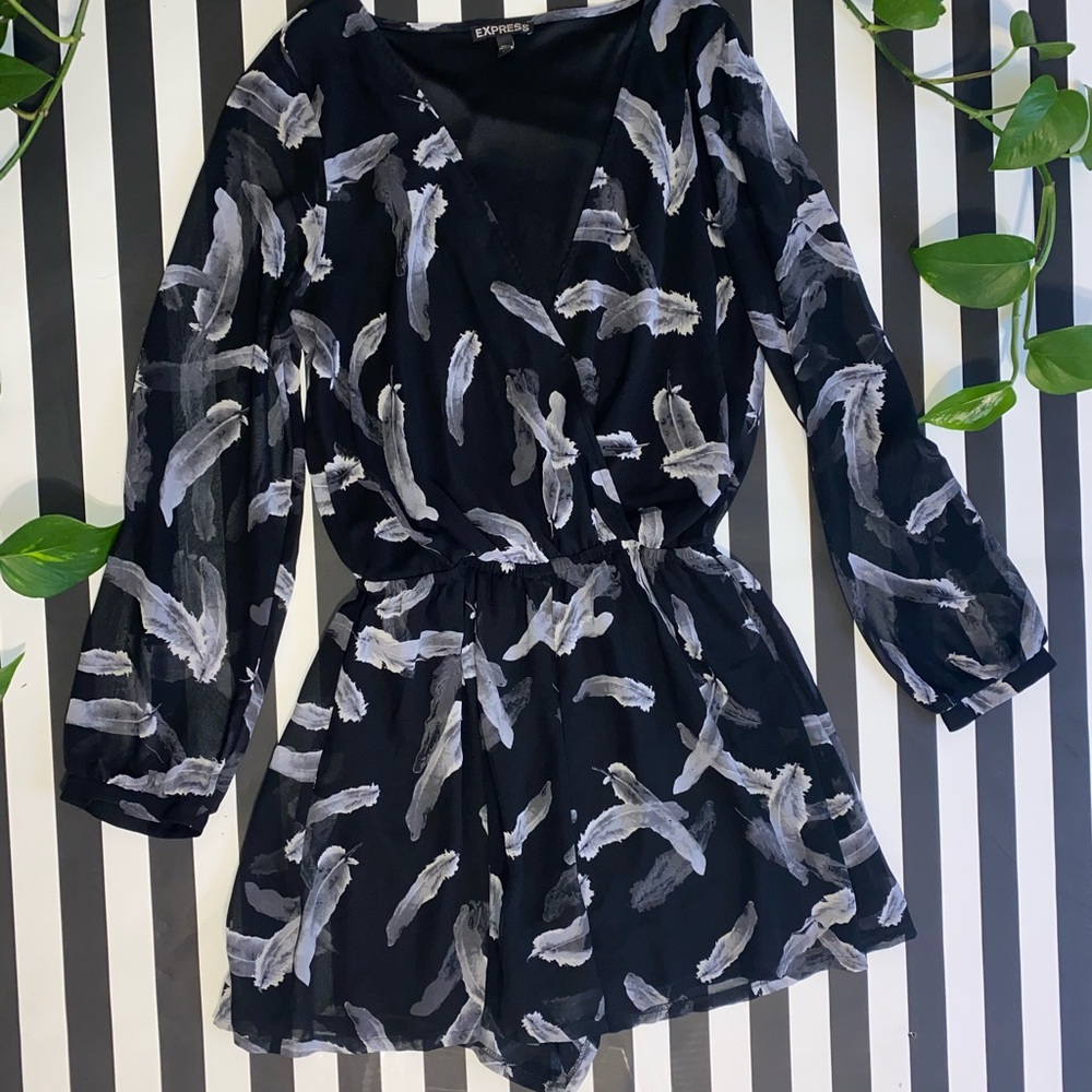 Express Feather Romper